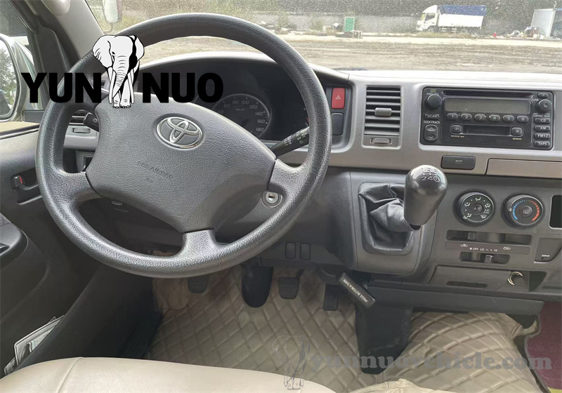 Le Toyota Hiace remis &agrave; neuf par Shandong Yunnuo devrait bient&ocirc;t prendre la mer.