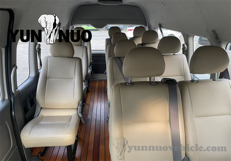Le Toyota Hiace remis &agrave; neuf par Shandong Yunnuo devrait bient&ocirc;t prendre la mer.